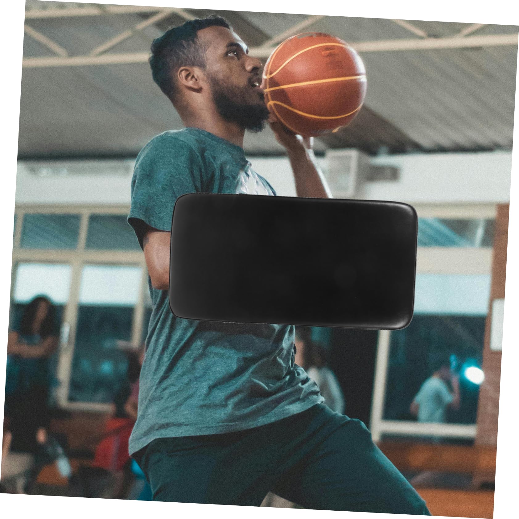 Toyvian Cuscino di Blocco per Allenamento Basket, Tappetino Multifunzione Imbottito in PVC e PU con Impugnatura Ergonomica