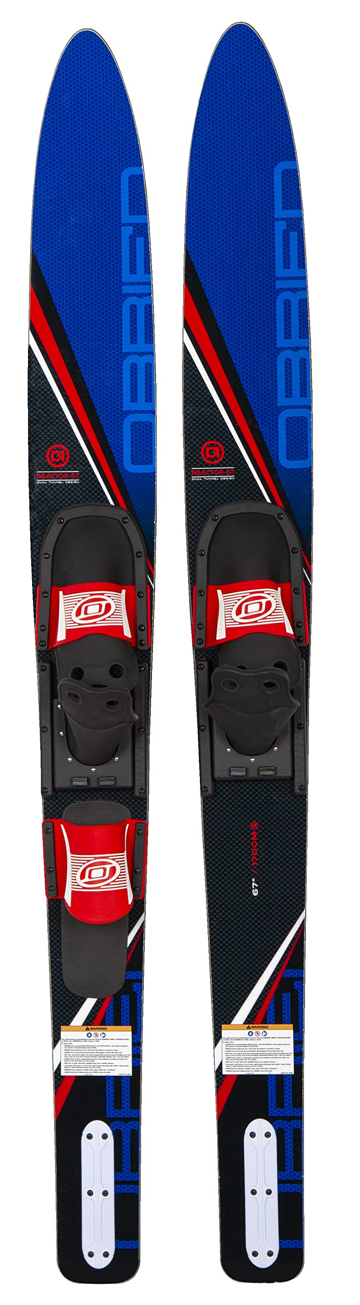 O'Brien Reactor Combo Waterskis 67", Blue