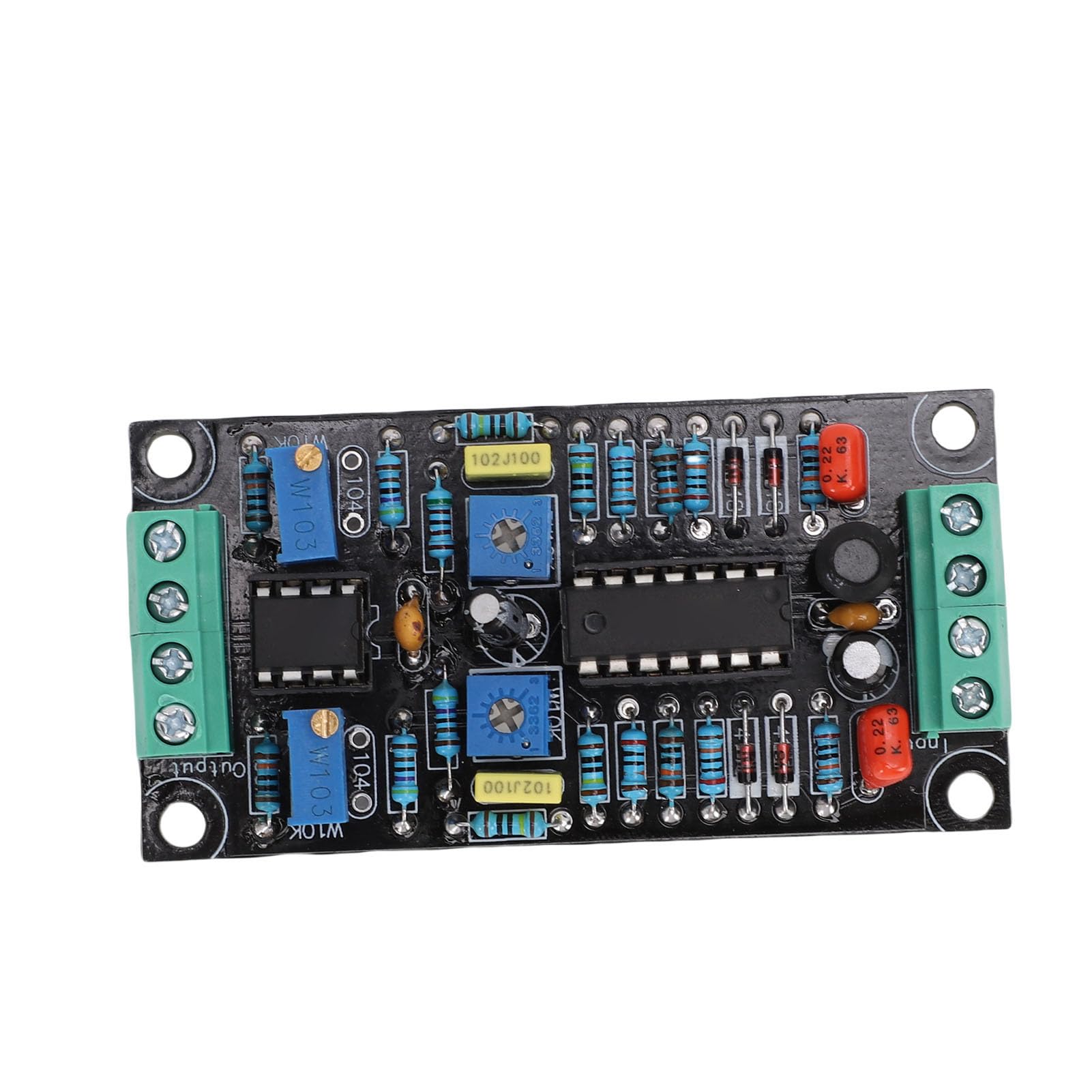 Generic Scheda Driver VU Meter Precisa, Efficiente Modulo di Pilotaggio Amplificatore a Doppio Canale per Sistemi Audio con Basso Consumo Energetico per un Facile Utilizzo, PCB 1 Pezzo
