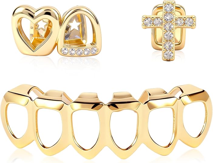 Review of Gold and Silver Plated Hip Hop Grillz for Teeth