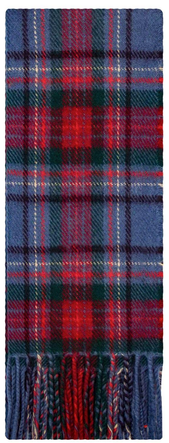 I LUV LTD Irish Tartan Plaid Scarf County Louth Unisex 100% Lambswool