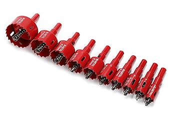 Amazon.co.jp: バイメタル ホールソー ホルソー セット 穴あけ