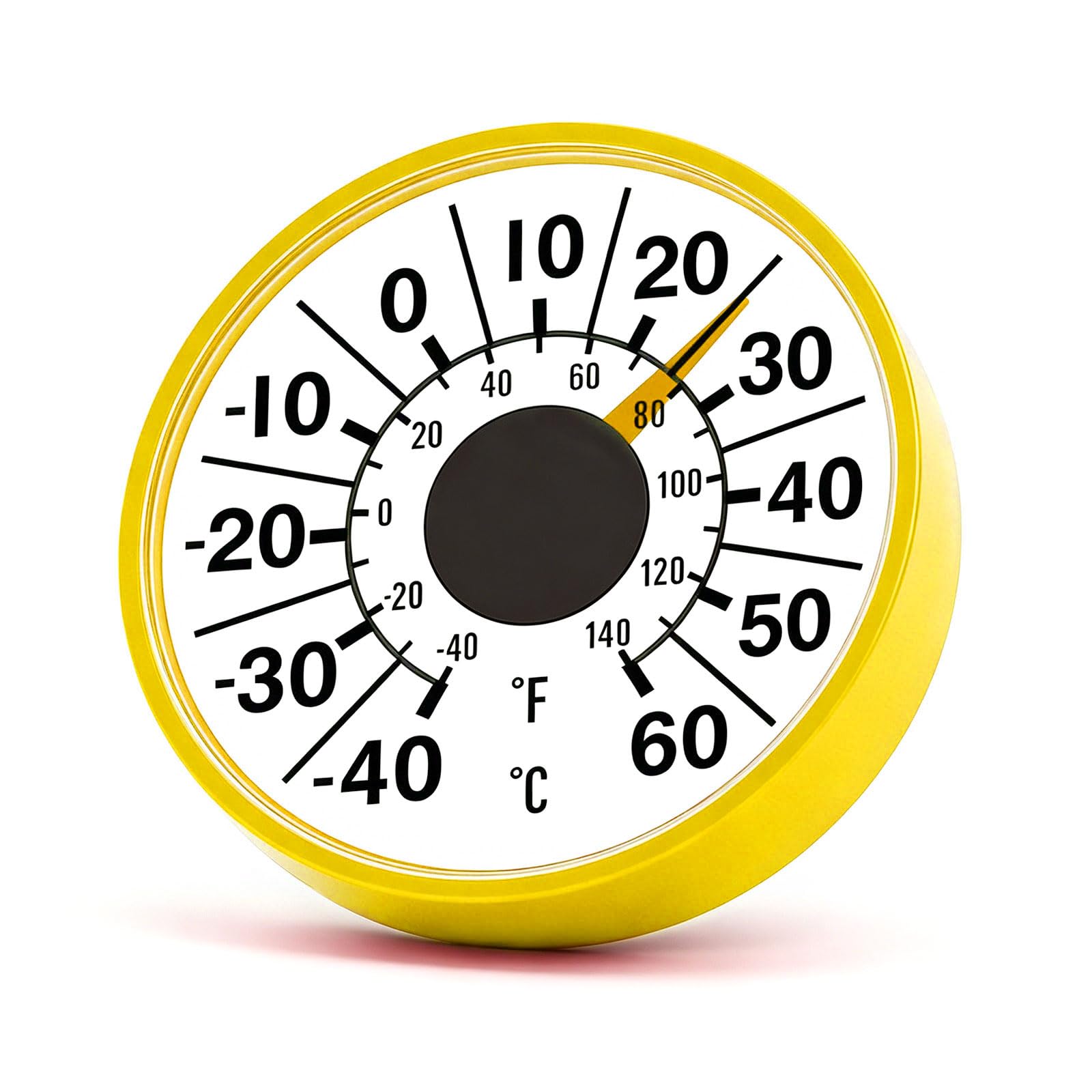 Mechanical Window Thermometers with Scale ABS Temperature Gauge Perfect for Greenhouse Sun Room Cafe Acrylic Thermograph