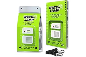 3 LED Beads Salt Water Lamp: Sustainable, Battery-Free Illumination for the Outdoors