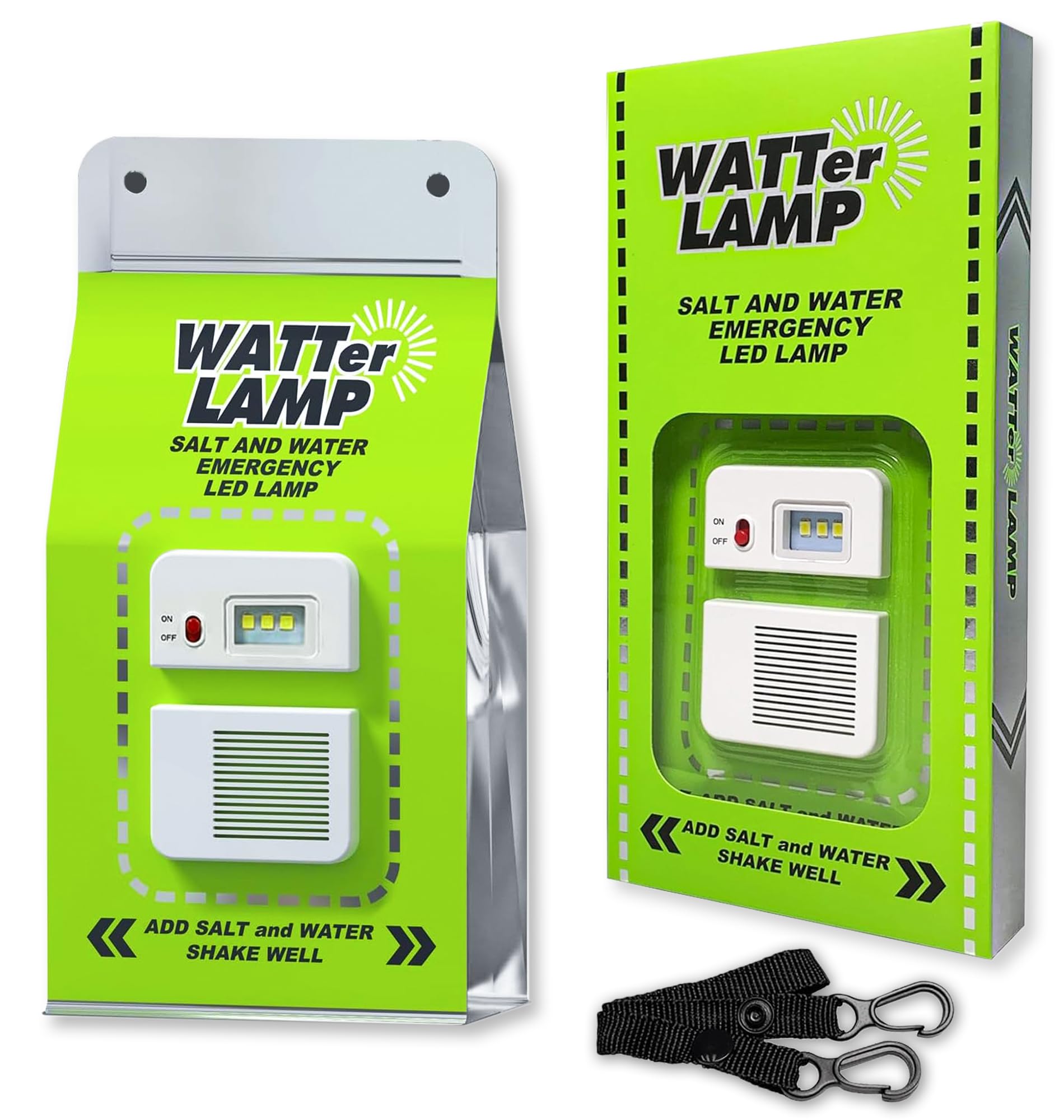 Lampe d'eau salée à 3 LED – Éclairage extérieur durable pour le camping, la randonnée, la pêche | Pas de piles, lumière d'urgence de 140 heures | Équipement de survie essentiel pour Lampe d'eau salée à 3 LED – Éclairage extérieur durable pour le camping, la randonnée, la pêche | Pas de piles, lumière d'urgence de 140 heures | Équipement de survie essentiel pour