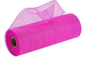 Breast Cancer Awareness Wreath - Embrace Hope with Fuchsia Pink Deco Mesh