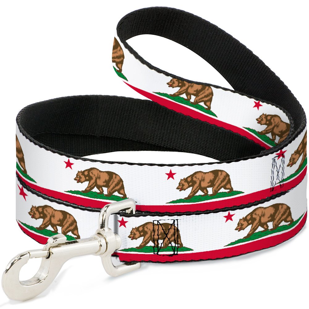 Laisse pour chien California blanche Buckle Down pour vos balades en ville