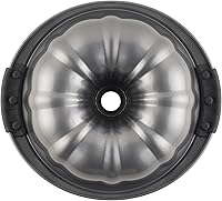 Vista 3 de Anolon Molde estriado antiadherente avanzado para hornear, 9.5 pulgadas, gris, acero al carbono