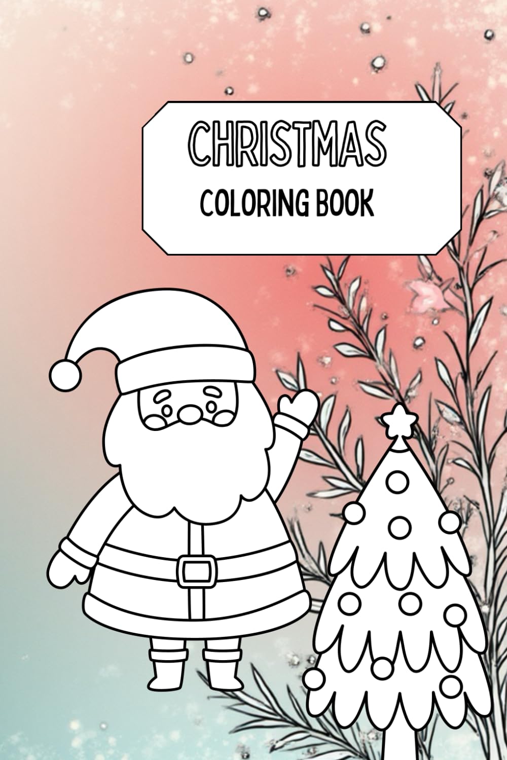 Jolly christmas coloring book