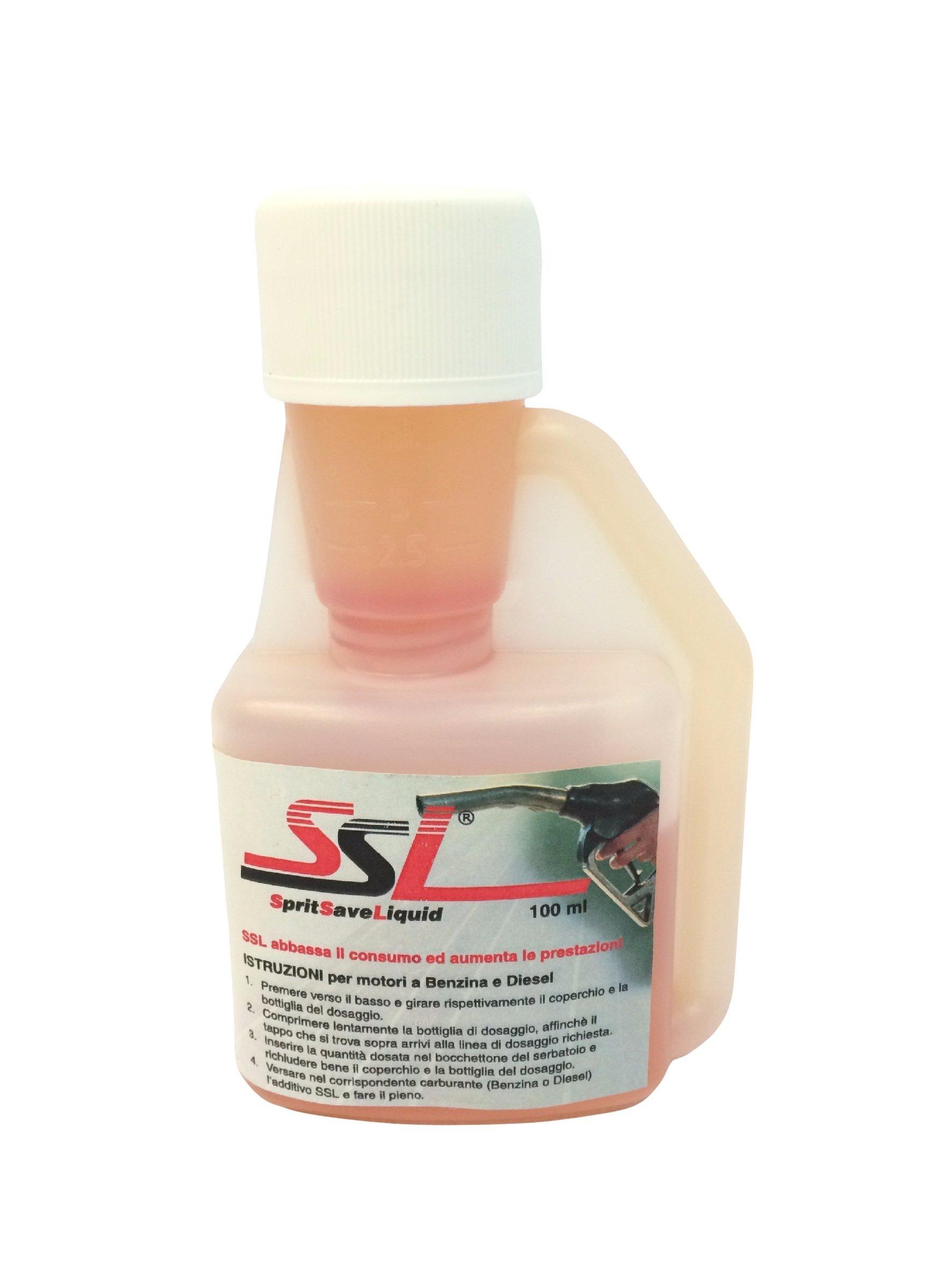 SSL Additivo Catalizzatore per Combustione - motori Benzina e Diesel (SMALL_100ML)