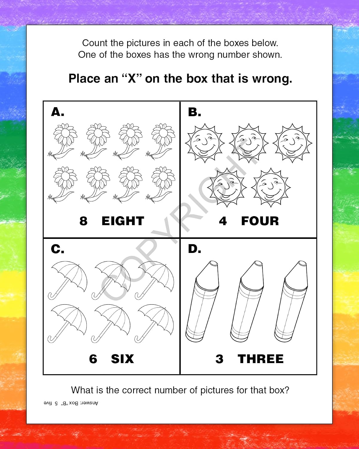 ZOCO Numbers Coloring Books for Kids (25 Bulk Pack, Without Crayons) – Preschool Learning Activity Books – Educational Number Games, Counting Practice & Coloring Fun – Made in USA