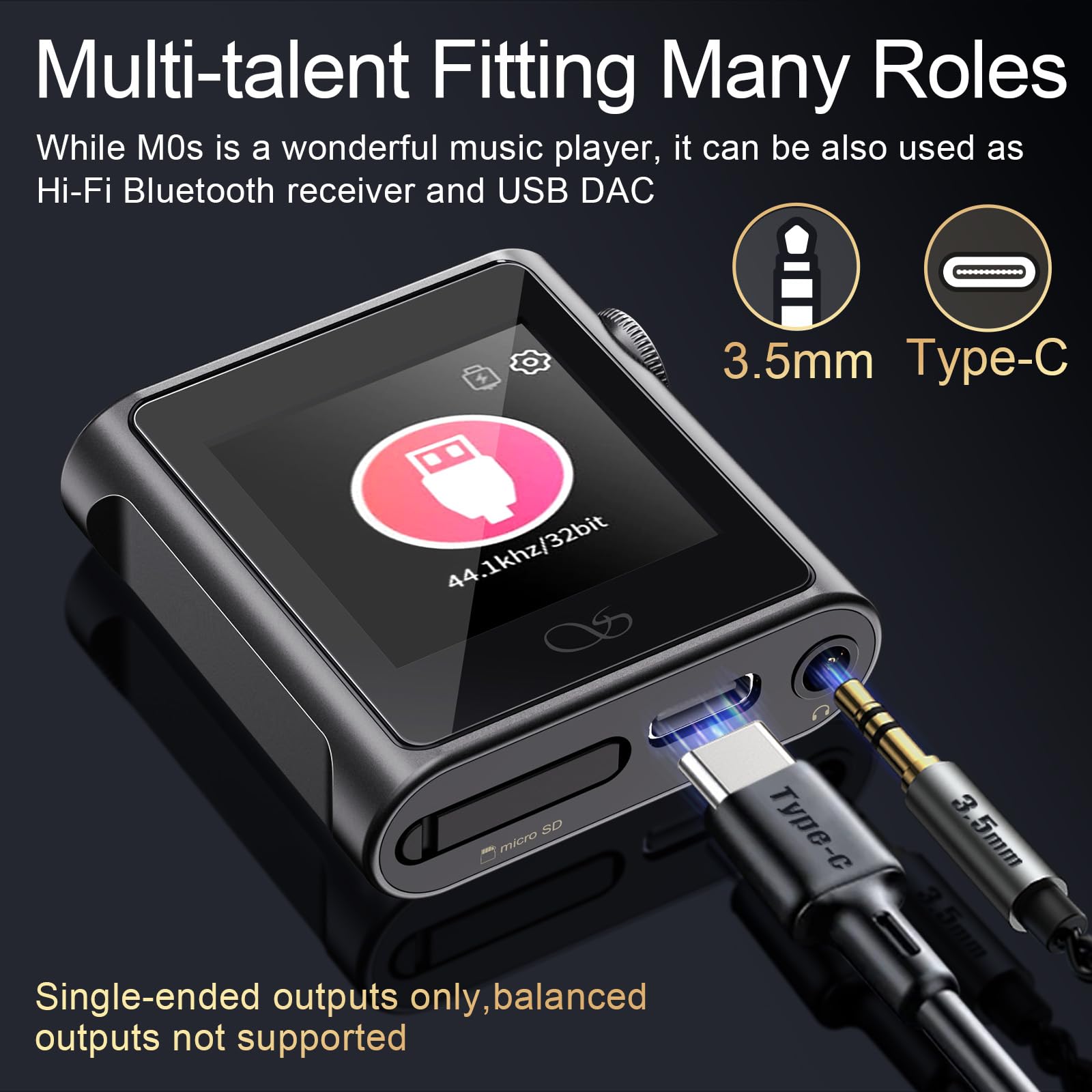 Amazon.com: SHANLING M0s MP3 Player Hi-Fi Music Players with