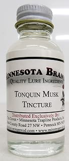 Tonquin Musk Tincture Lure Ingredients Minnesota Brand 1 Ounce Bottle