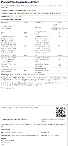 Miniatura 26 de Whirlpool - Lavavajillas integradas negro, tamaño completo - W7I HT58 T