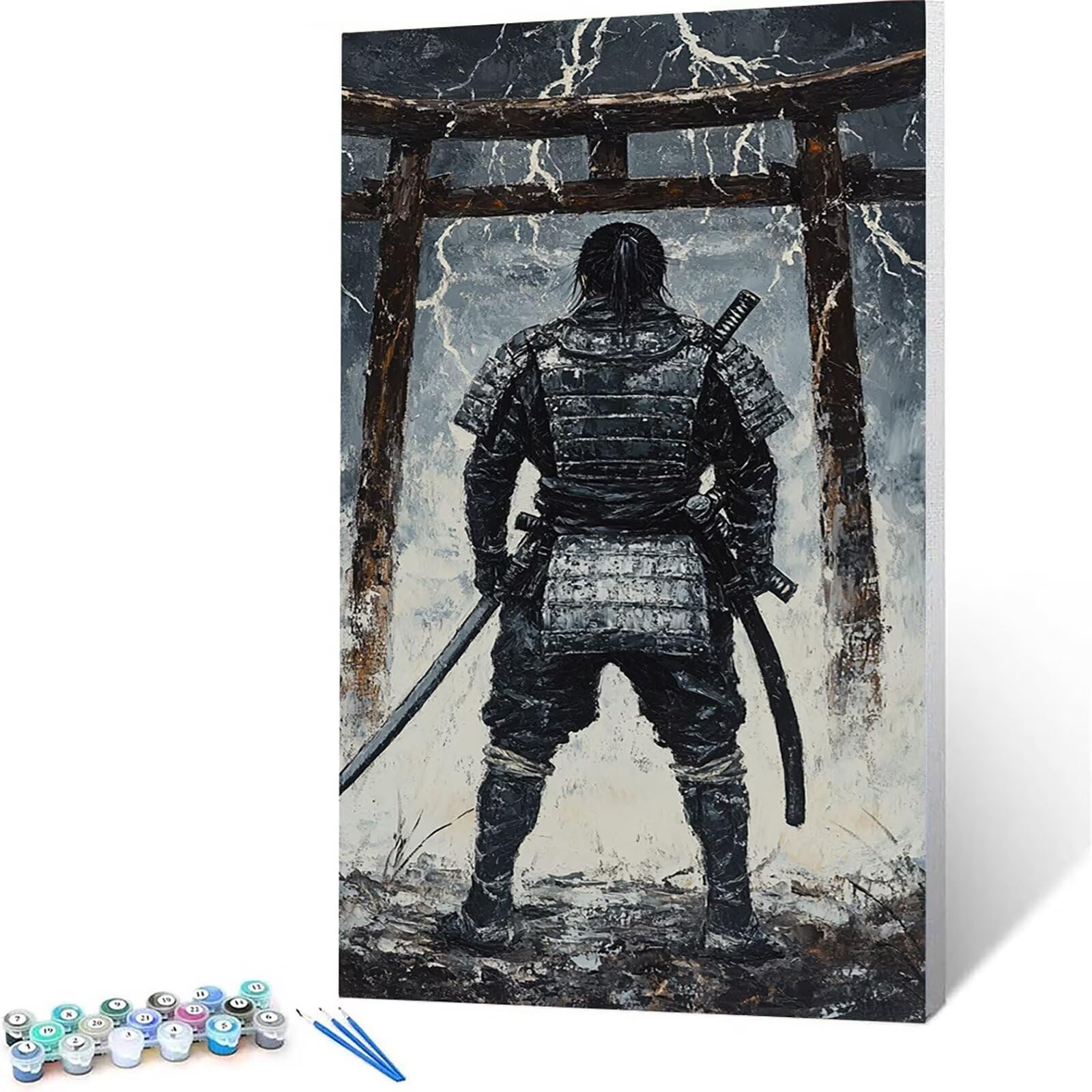 Amazon.com: Japanese Samurai Paint by Numbers kit for Adults