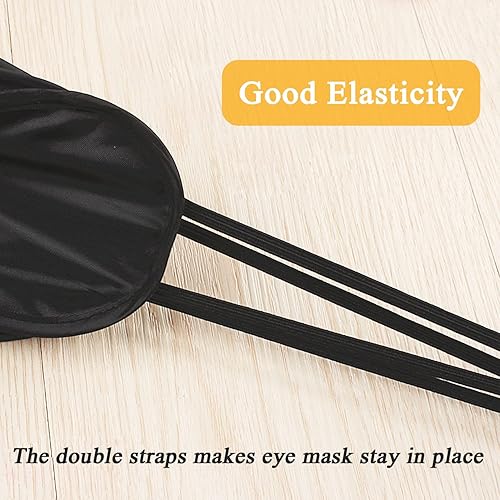 Miniatura 9 de Paquete de 12 mascarillas para ojos con almohadilla para la nariz para juegos de fiesta, viajes, sueño, equipo de construcción de fiesta,