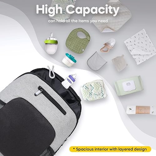 Miniatura 4 de mamatepe Bolsa de almacenamiento compatible con asiento de automóvil infantil Doona, bolsa organizadora, mochila portátil para viajes de bebé, bolsa