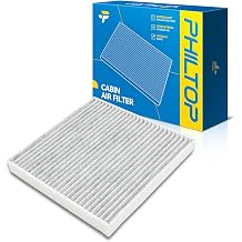 PHILTOP Cabin Air Filter w/Activated Carbon, Compatible with CF10612 Smart Fortwo 2008, 2009, 2010, 2011, 2012, 2013, 2014, 2015, 2016, 2017, 2018, Smart EQ fortwo 2019, Filter Up Dust Pollen Odor