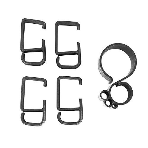 VIVO Clips de gestión de cables para soportes de monitor de escritorio, clip de 1 polo y 4 clips de brazo para el organizador de cables de montaje VIVO Clips de gestión de cables para soportes de monitor de escritorio, clip de 1 polo y 4 clips de brazo para el organizador de cables de montaje