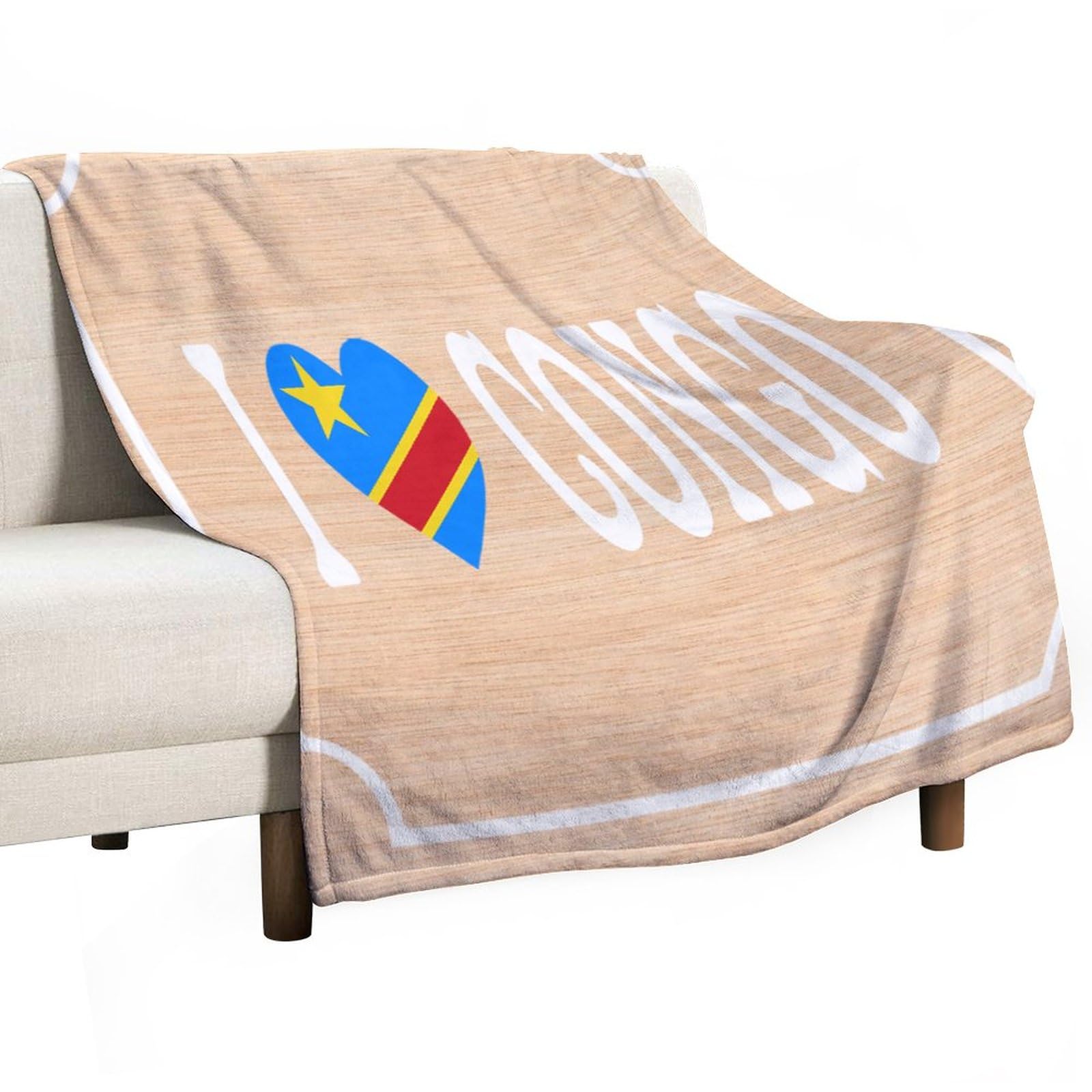 Plaid Congo couverture lit et canapé pour des soirées cocooning confort