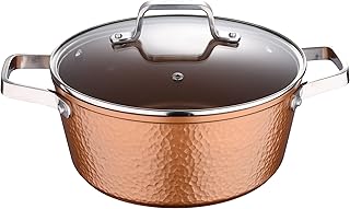 San Ignacio - Cacerola con tapa 24 cm aluminio forjado inducción, colección Origen