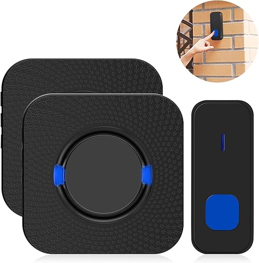 Amazon ワイヤレスチャイム 玄関チャイム ドアベル ドアチャイム 自動発電 電池不要 Ledランプ付き 音と光で呼び出し 55メロディー 5段階音量調節 工事不要 防水 防塵 最高300m無線範囲 自宅 飲食店 工場 事務室 介護 玄関 浴室などに適用 送信機1 受信機2 Amazon ワイヤレスチャイム 玄関チャイム ドアベル ドアチャイム 自動発電 電池不要 Ledランプ付き 音と光で呼び出し 55メロディー 5段階音量調節 工事不要 防水 防塵 最高300m無線範囲 自宅 飲食店 工場 事務室 介護 玄関 浴室などに適用 送信機1 受信機2