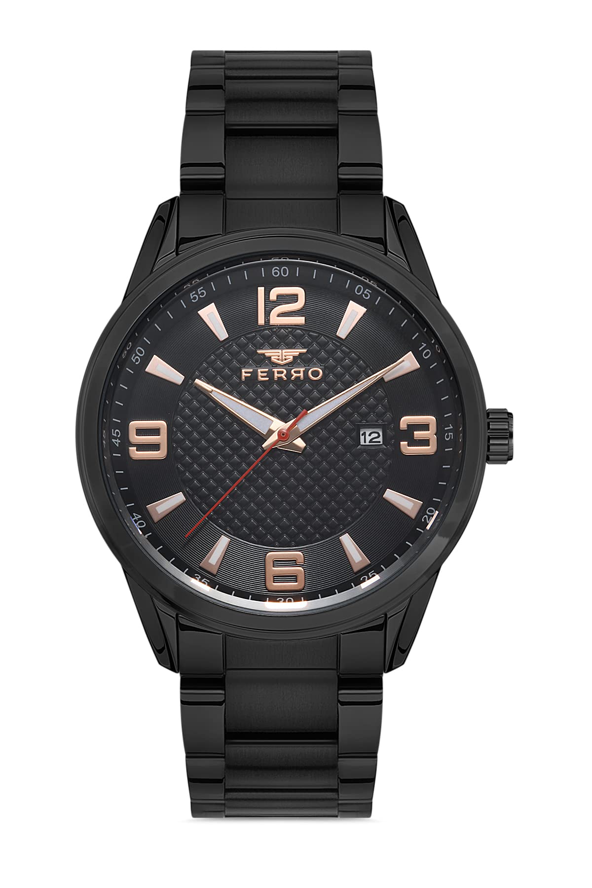 FerroAnalog Men's Watch (Dial Colored Strap)