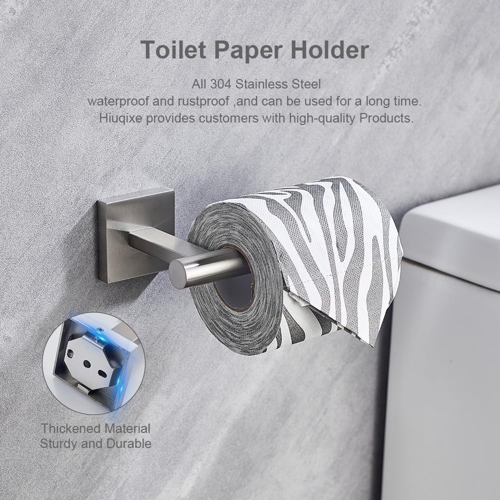 Wall-Mount Toilet Paper Holder, Open Arm, Brushed Nickel — Amazon image 3