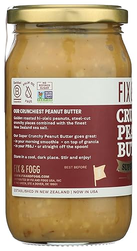Miniatura 5 de Fix and Fogg Mantequilla de maní súper crujiente, 13.2 onzas