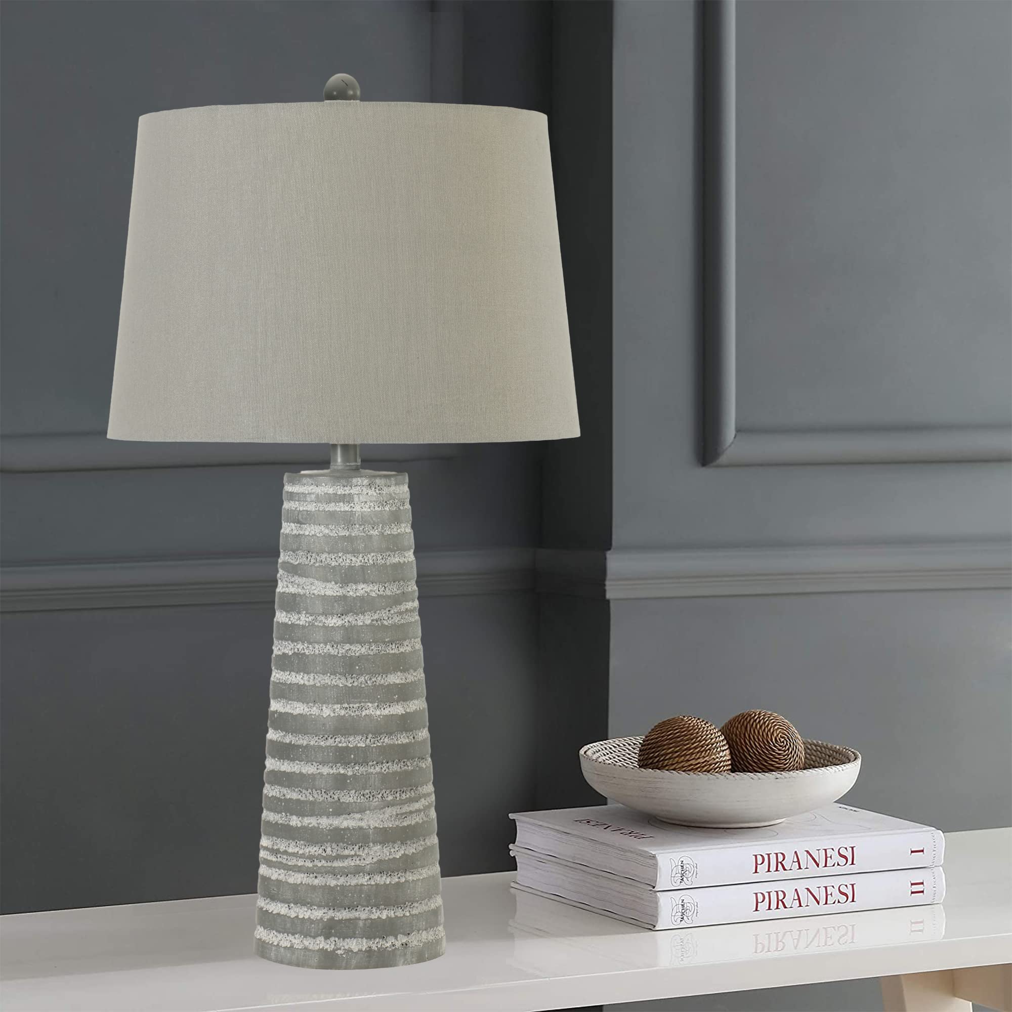 Cory Martin Fangio Lighting's 6299 28in Casual Grey Resin Table