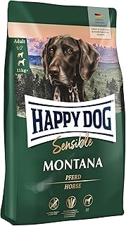 Happy Dog Supreme Sensible Montana M Dry Dog Food, Horse Flavour, Gluten Free, Grain-Free, Single-Source Protein, Omega-3 and Omega-6, 6x 10 kg product image