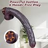 Dildo Realista Negro de 14 Pulgadas, Doble Densidad de Silicona con Ventosa | Piel Suave y Texturizada, Flexible para Próstata, Juguete Anal para Ducha o Arnés, para Mujeres, Hombres y Parejas 5