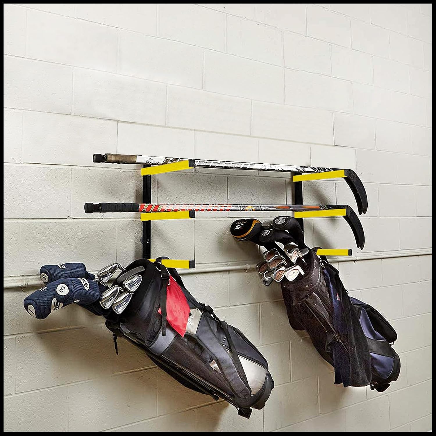 Lumber Storage Rack with 3-Level, Lumber Rack Wall Mount, Can Hold Up to 330 lbs Wood Storage Racks, Easy to install, for Indoor and Outdoor.