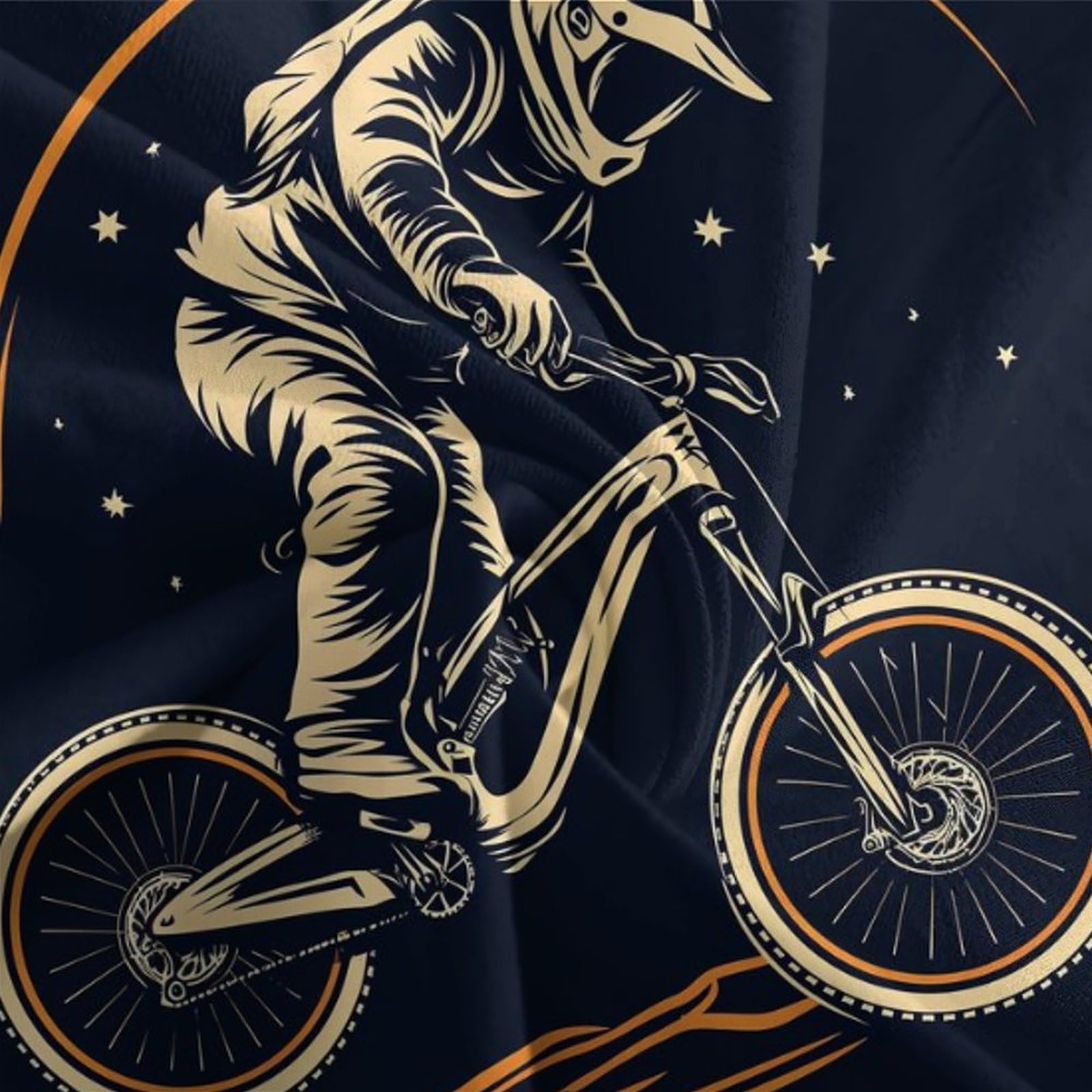 Stampato in 3D bicicletta Copertina Stampata Microfibra Disegnata Biancheria Da Letto Stile Morbido Set 3 Pezzi,Double（200x200cm）, Per Adolescenti E Adulti