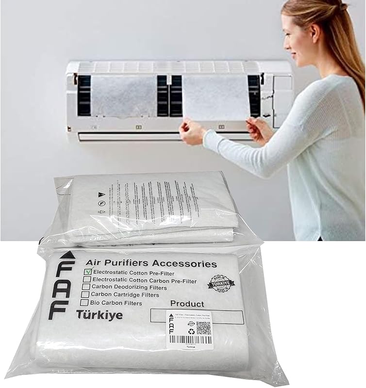 Faf Fresh Air Filter Tüm Klimalar İçin Uyumlu Elekrostatik Gümüş İyonlu Klima Filtresi 10 Adet