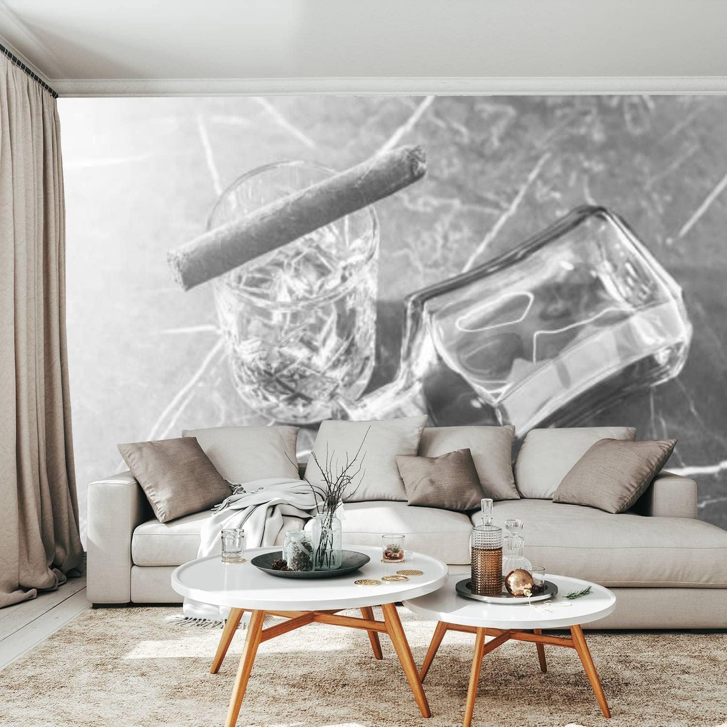 Vaso De Whisky Mural De Pared, Foto De Pared 3D Pelar Y Pegar Papel Pintado Autoadhesivo, Pegatina Decoración Del Hogar Fondo De Tv Pintura De Pared Artística Grande Carteles De-809461417353