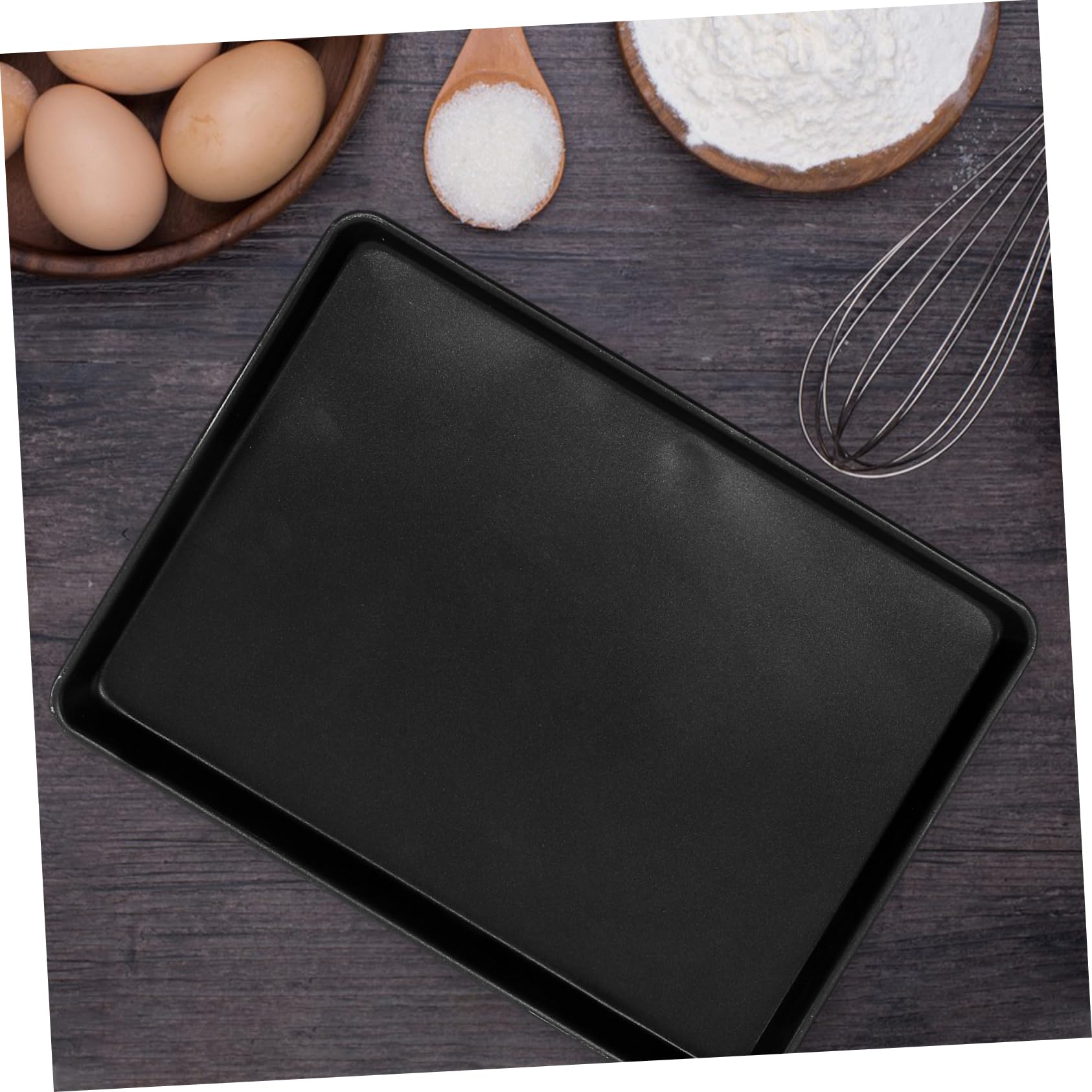 Aleación de Aluminio Bandeja Negra para Hornear Rectangular