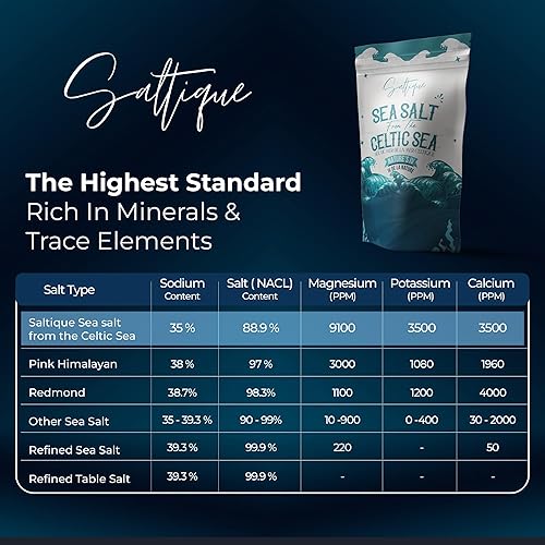Miniatura 2 de Sal celta gruesa 100% sin refinar del mar celta, 5 libras (5.0 lbs), sal orgánica celta empaquetada con 82 minerales que te ayudan a mantenerte