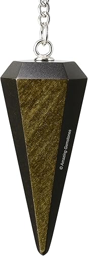 Vista 61 de Péndulo de cristal para adivinación - Cristales de radiestesia certificados y piedras curativas para el equilibrio del chakra y meditación - Mejora