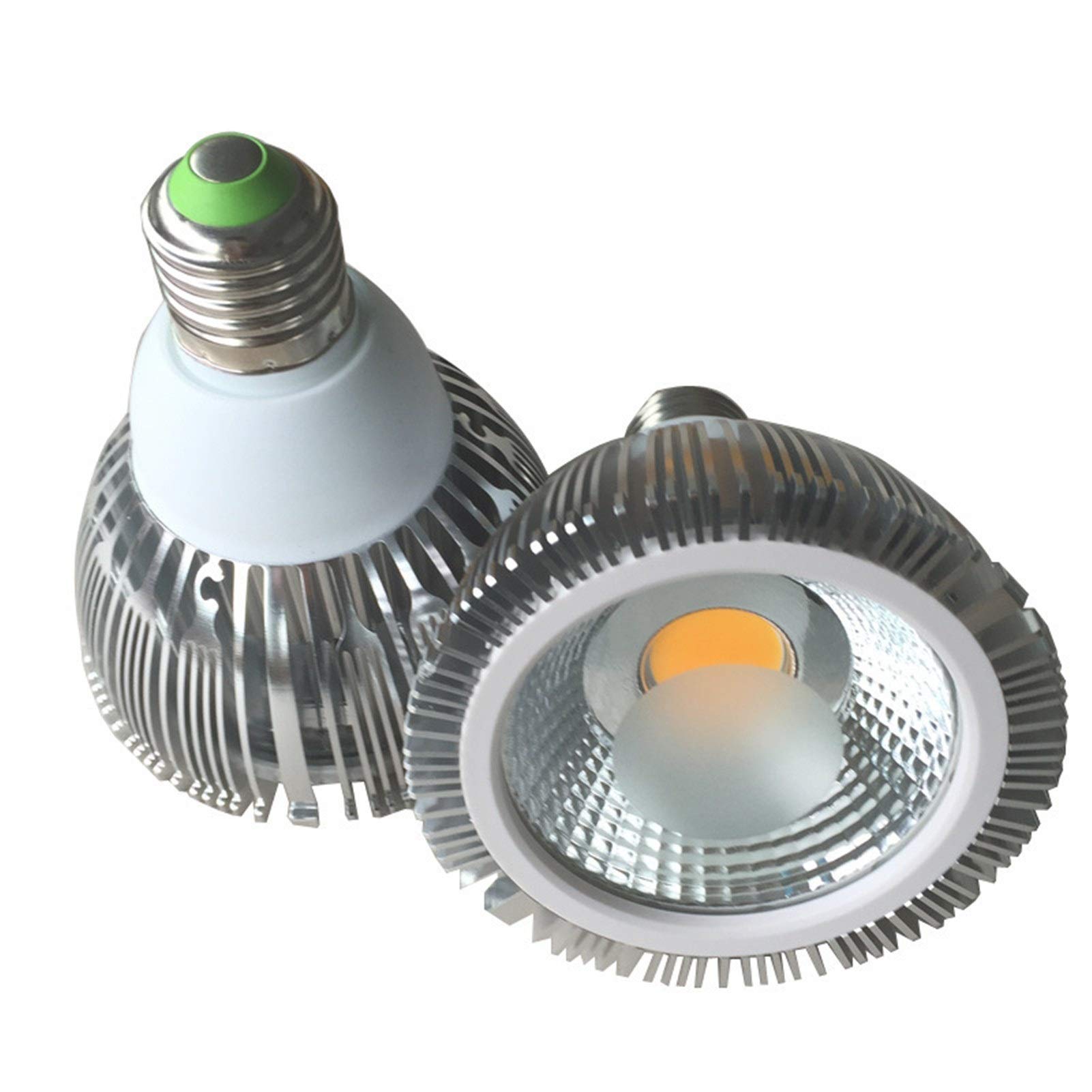 Żarówka LED kukurydziana 2 sztuk LED PA Lampa 12 W Par Lampy COB Par30 Spot Light Podświetlony(Natural white 4000K)