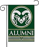 Vista 76 de Rico Industries NCAA Alumni - Bandera de jardín de doble cara de 13 x 18 pulgadas