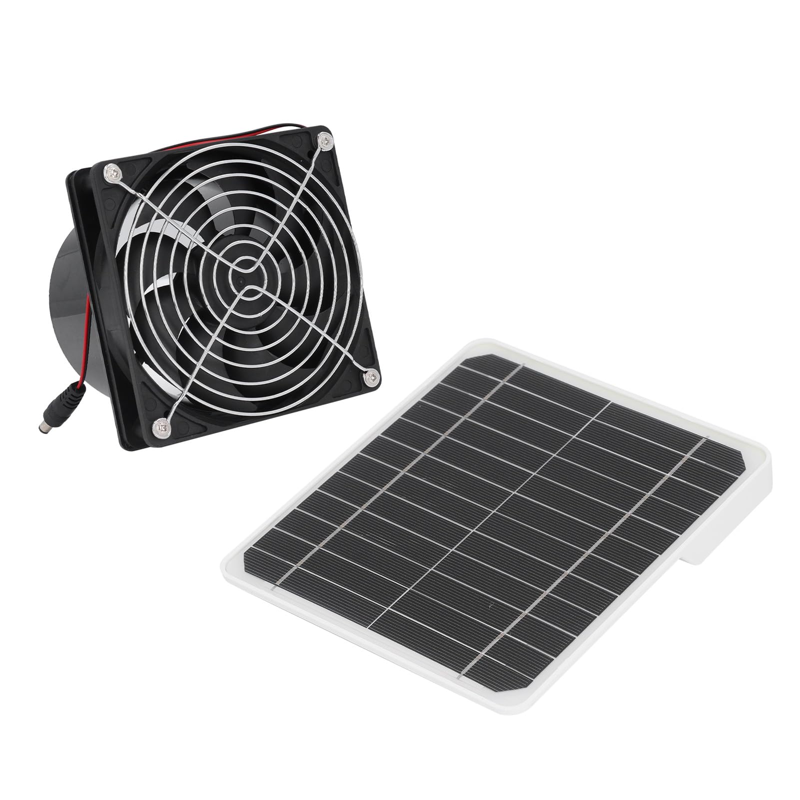 OmniPV Solar Powered Wall Mount Exhaust Fan, 35 Watt (for Home, Garage, Workshop, Greenhouse, RV, Outdoor Garden, Etc