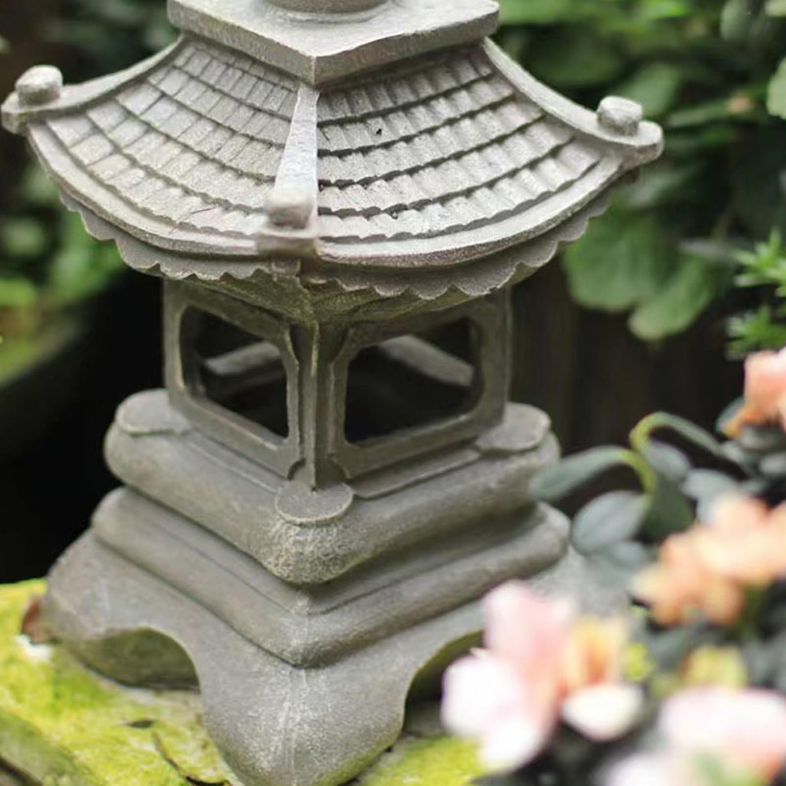 Solar-Weglicht – Palast-Lampe, solarbetriebene Laterne, Outdoor-Zen | Dekoration, Villa-Nachtlicht, Solarleuchten, Wege, Terrasse, Hof, Garten, Hof, Gartendekoration,