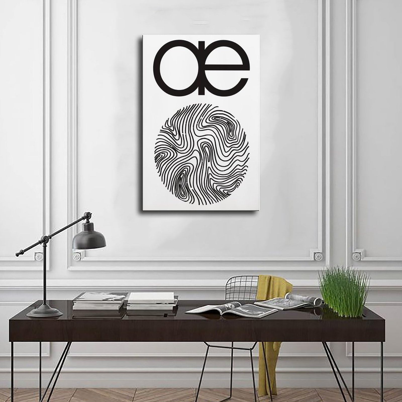 Autechre - Poster su tela con musica elettronica anni '90, decorazione per camera da letto, ufficio, stanza, regalo, 50 x 75 cm