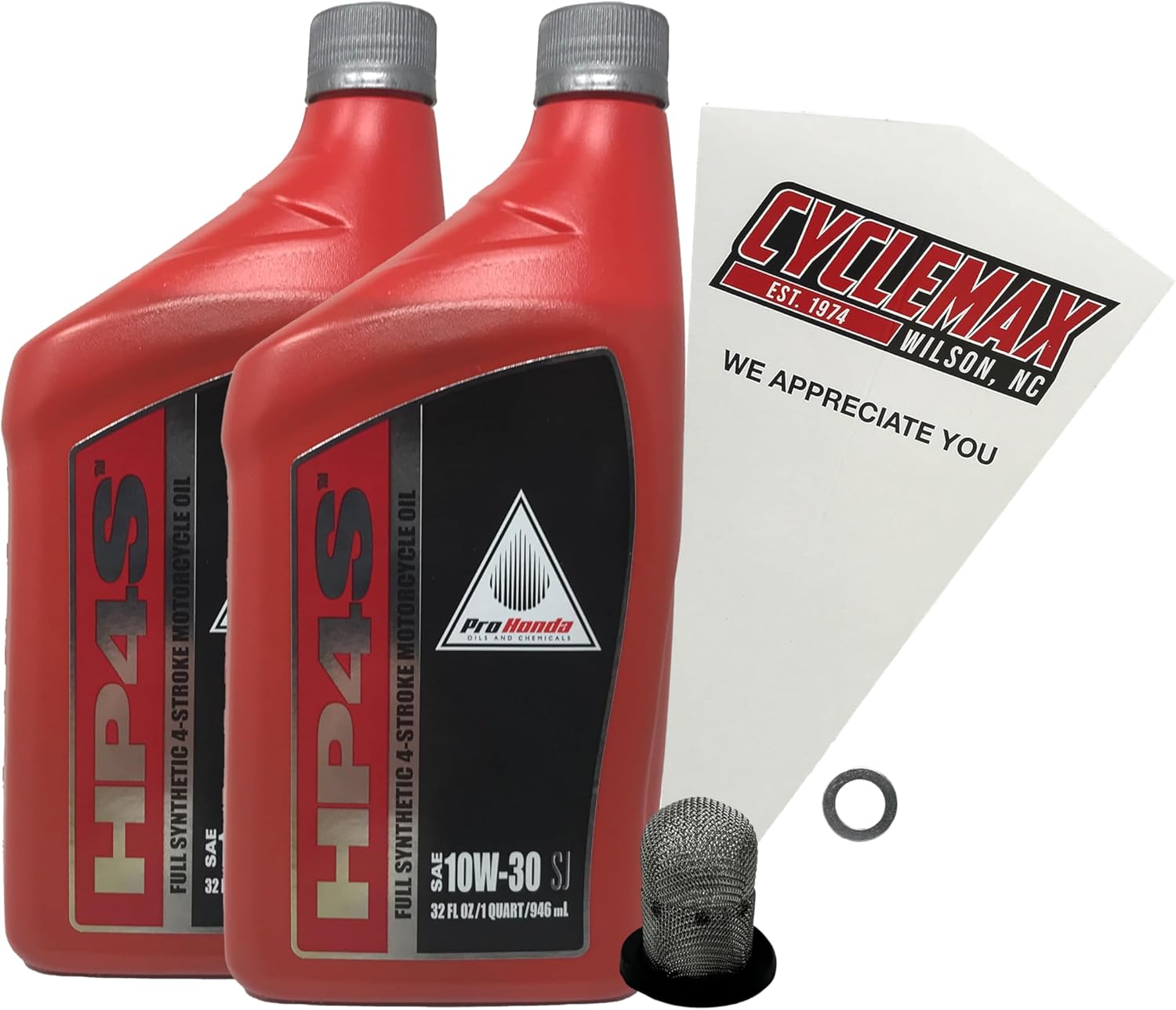 CYCLEMAX Full Synthetic Oil Change Kit Compatible with 2003-2025 Honda Ruckus