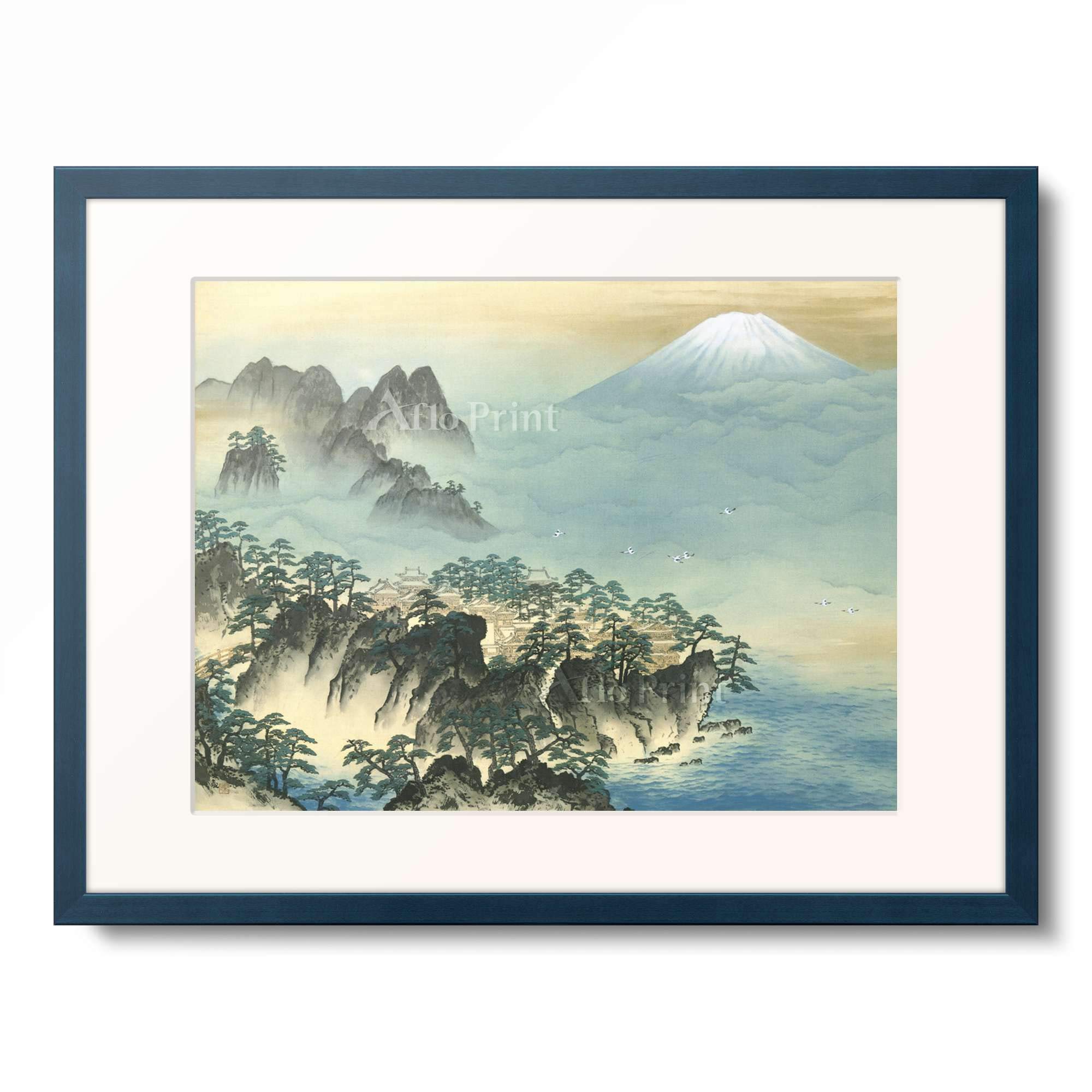 Amazon｜横山大観 Yokoyama Taikan 「蓬莱山」 額装アート作品