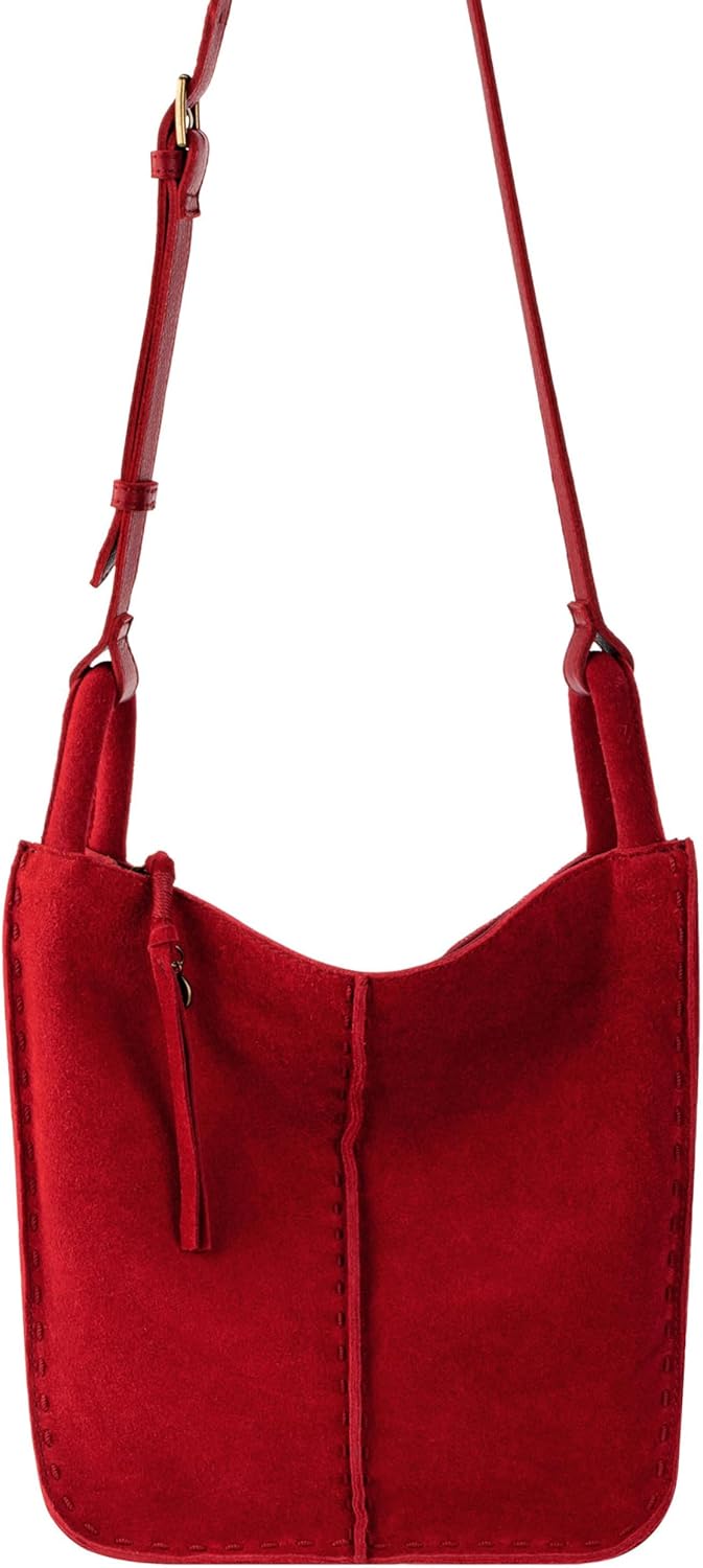 The Sak Los Feliz Crossbody Purse - Women's Leather Handbag For Everyday & Travel - Cross Body With Adjustable Shoulder Strap - Image 6