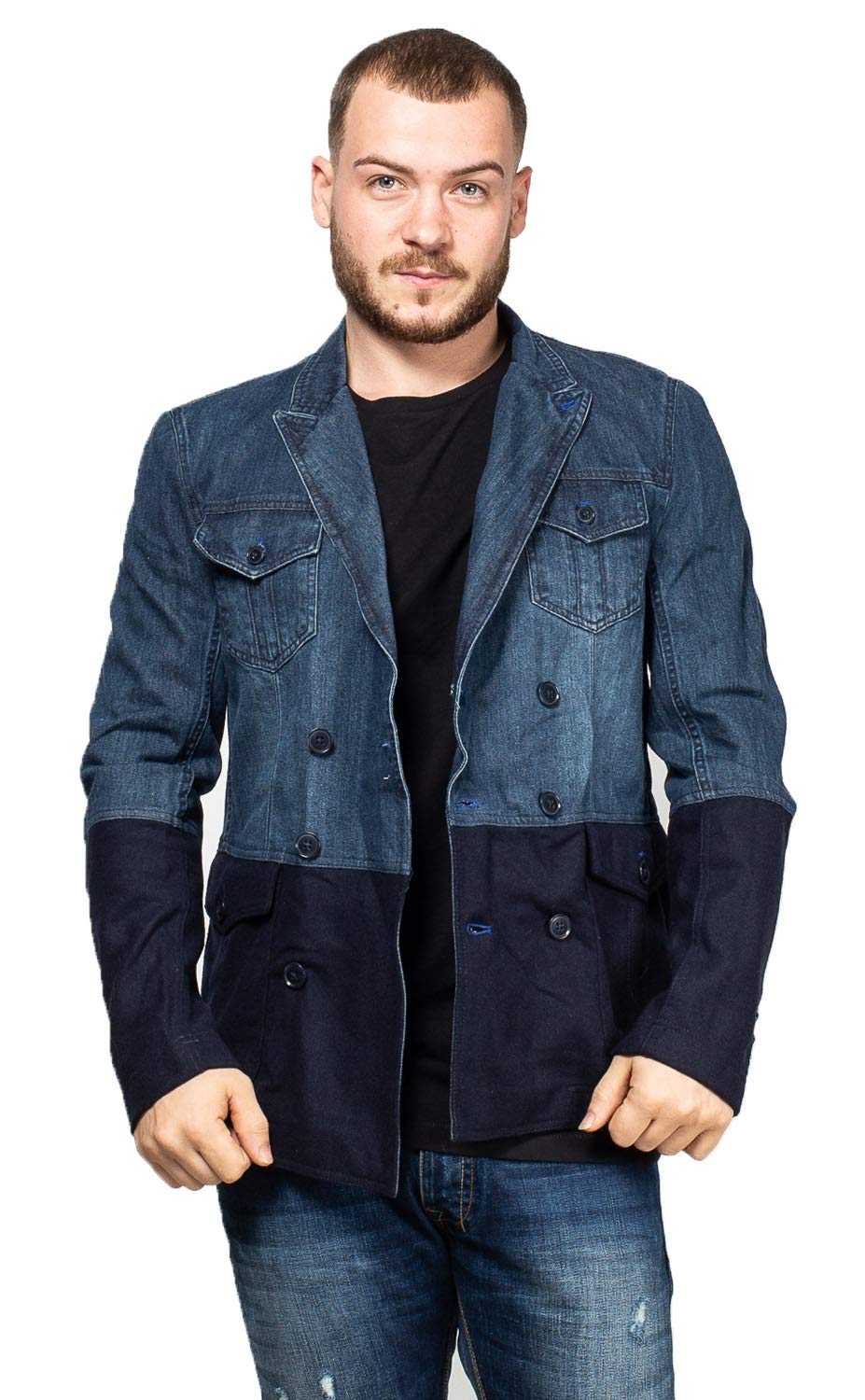 miniprice Men's Blue Cotton Blazer-picture-33