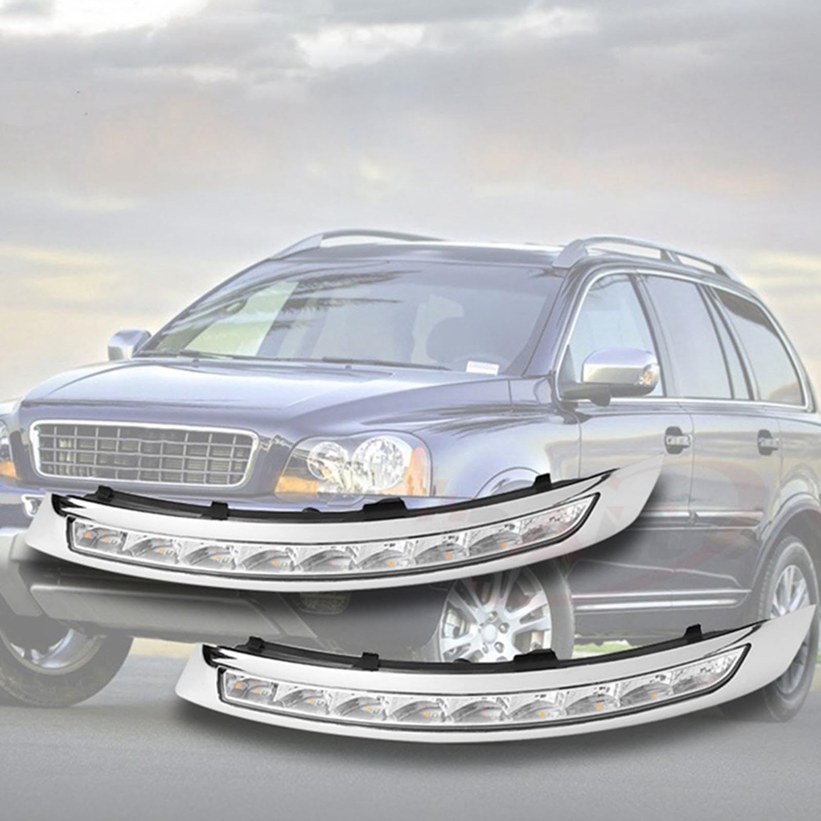 Kit 2 Feux Antibrouillard/clignotants LED Pour Volvo XC90 (2007-2013) - Blanc Froid, Design Moderne