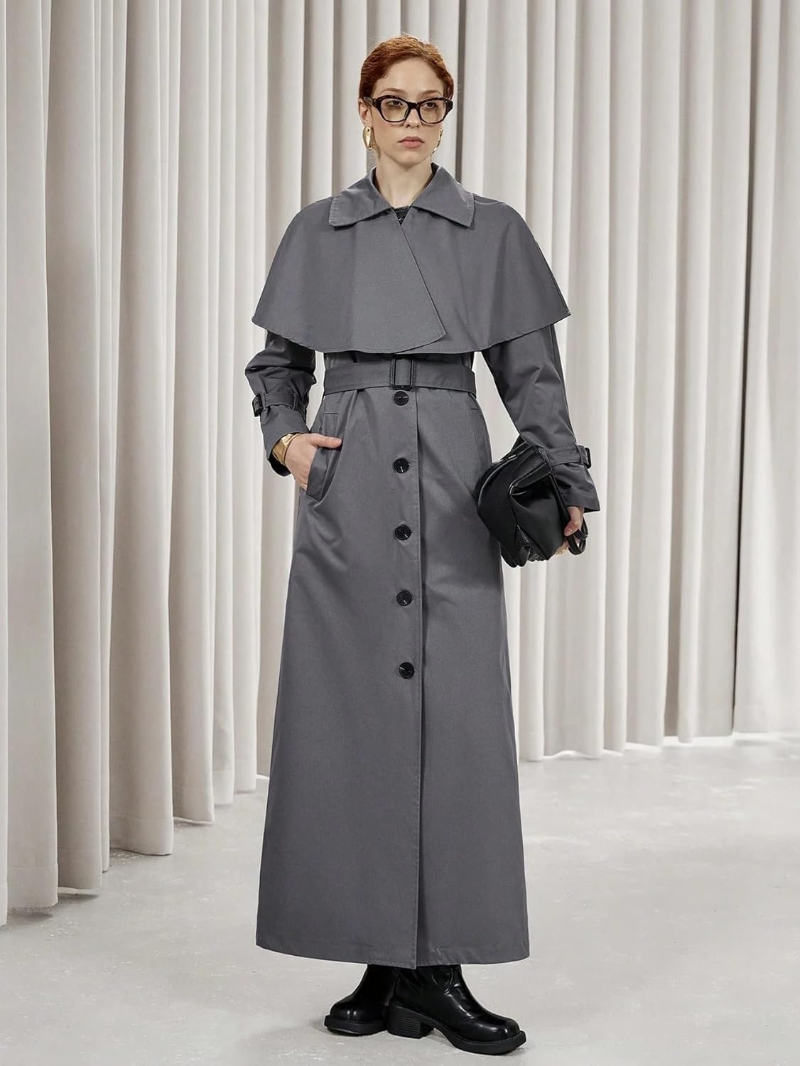 Women's Casual 2025 Coats Long Trench Coat